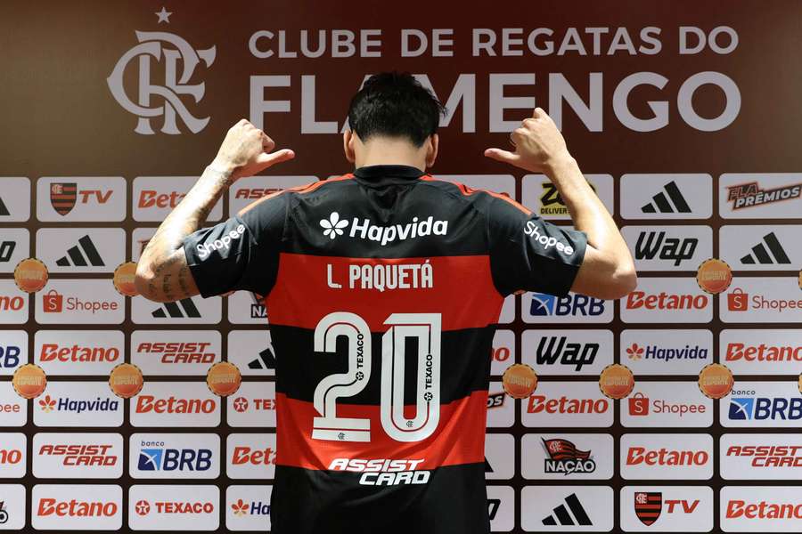 Lucas Paquetá, orgulloso de vestir de nuevo la camiseta del Flamengo