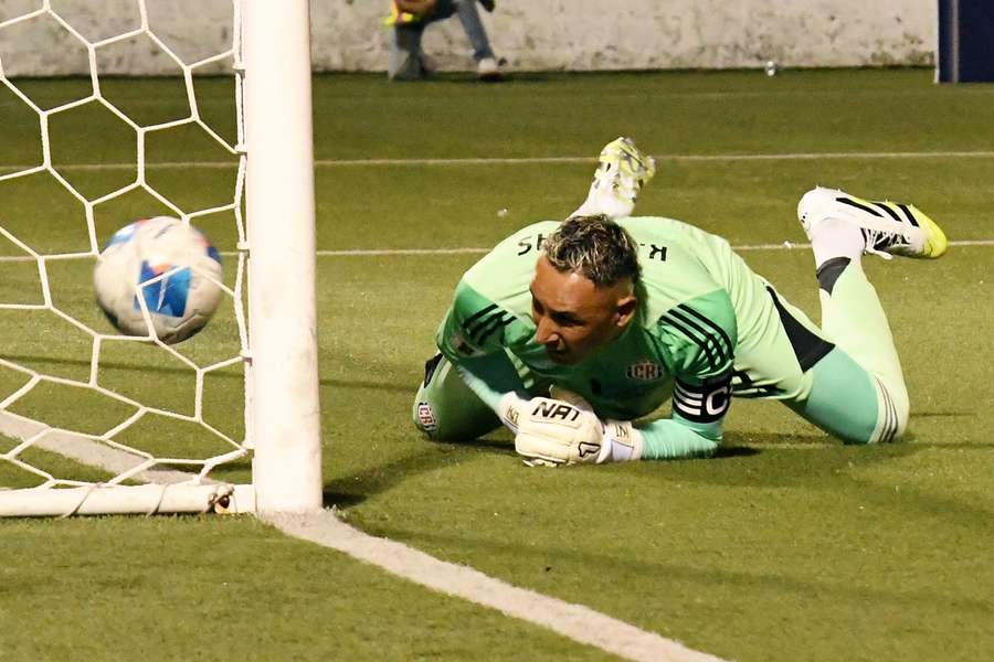 Keylor Navas, incapaz de evitar el gol Keylor Navas, incapaz de evitar el gol