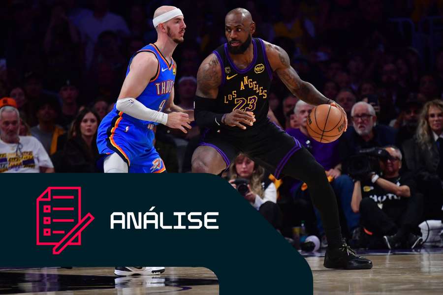 LeBron James defronta Alex Caruso, de Oklahoma, na segunda ronda dos play-offs da NBA LeBron James defronta Alex Caruso, de Oklahoma, na segunda ronda dos play-offs da NBA