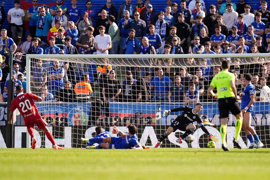 Sow, en el gol que decidió el partido