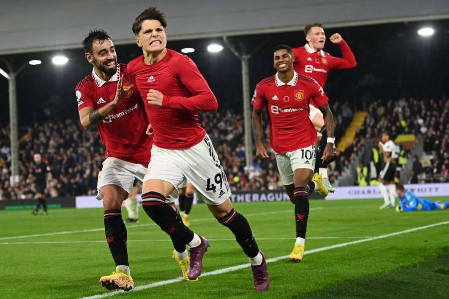 Garnacho foi o herói do Manchester United em Londres