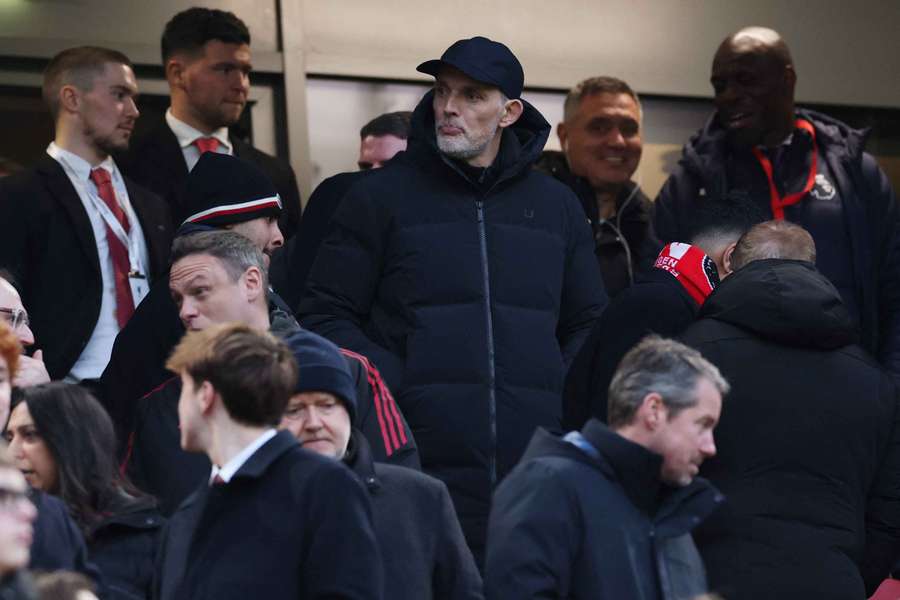 Thomas Tuchel at Anfield over the weekend