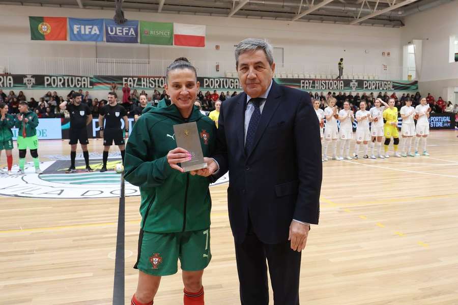 Ana Azevedo tornou-se a mais internacional de sempre Ana Azevedo tornou-se a mais internacional de sempre