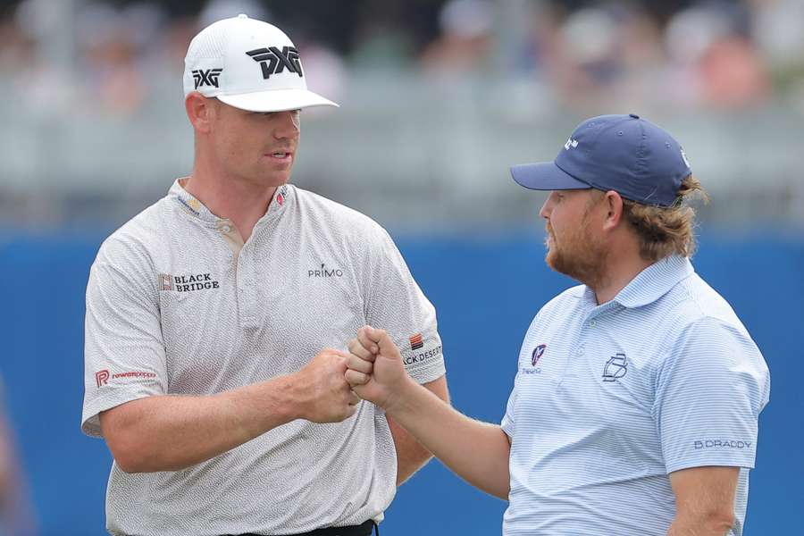 Patrick Fishburn and Zac Blair head the leaderboard heading into Sunday's final round of the PGA Tour's Zurich Classic of New Orleans