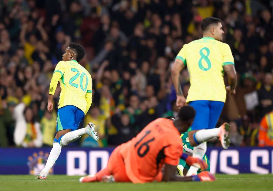 Estêvão abriu o caminho para a vitória da Seleção Brasileira Estêvão abriu o caminho para a vitória da Seleção Brasileira