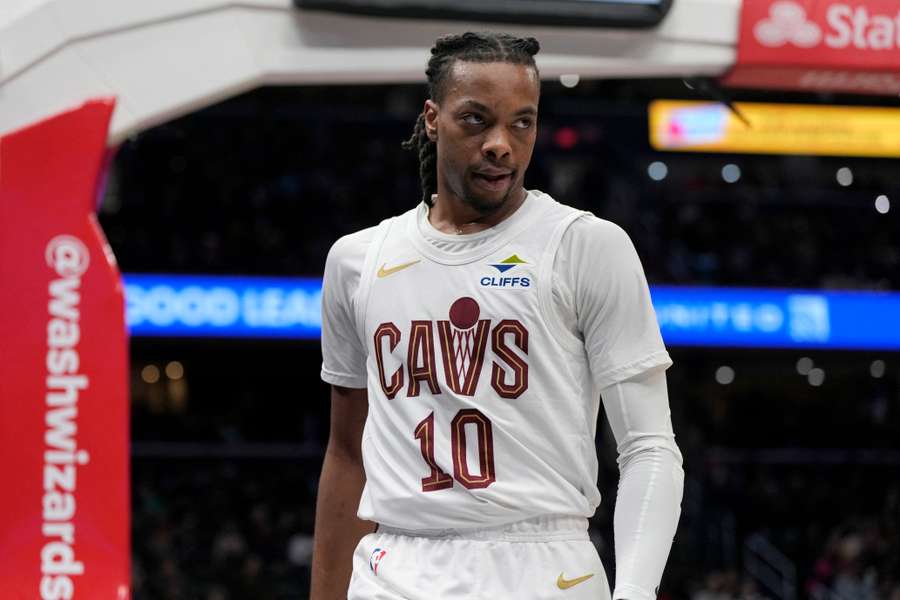 Darius Garland im Trikot der Cleveland Cavaliers