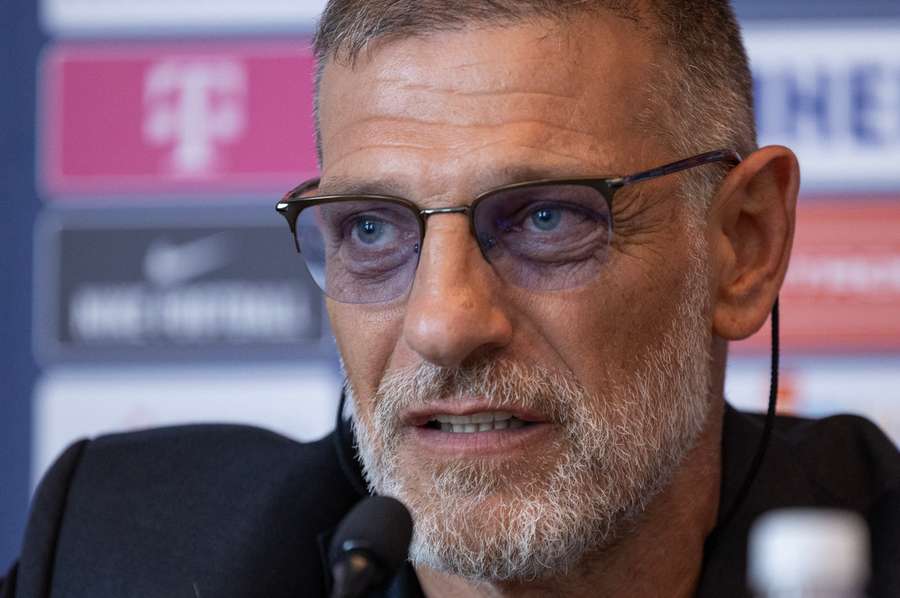 Croatian head coach Slaven Bilic Croatian head coach Slaven Bilic