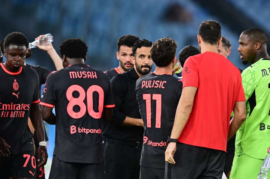 I rossoneri a rapporto da Ruben Amorim I rossoneri a rapporto da Ruben Amorim