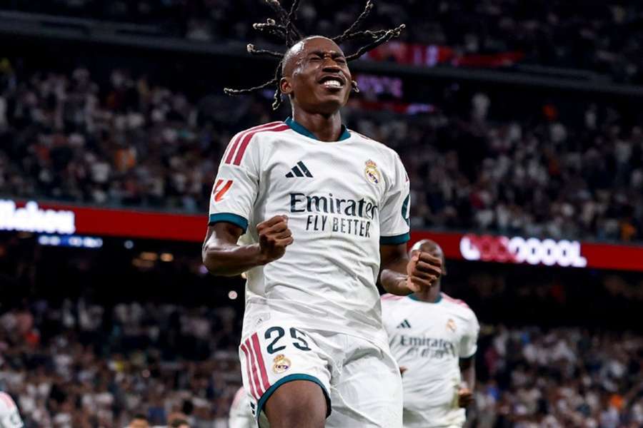Yan Diomandé celebra su gol en el Bernabéu Yan Diomandé celebra su gol en el Bernabéu