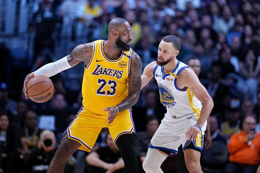 Steph Curry and LeBron James Steph Curry and LeBron James