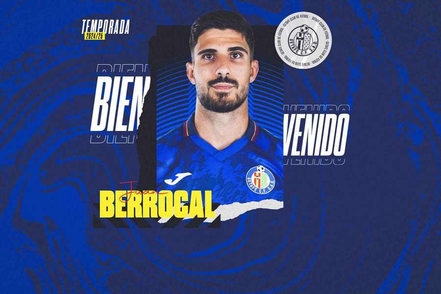 Juan Berrocal assinou por três épocas com o Getafe