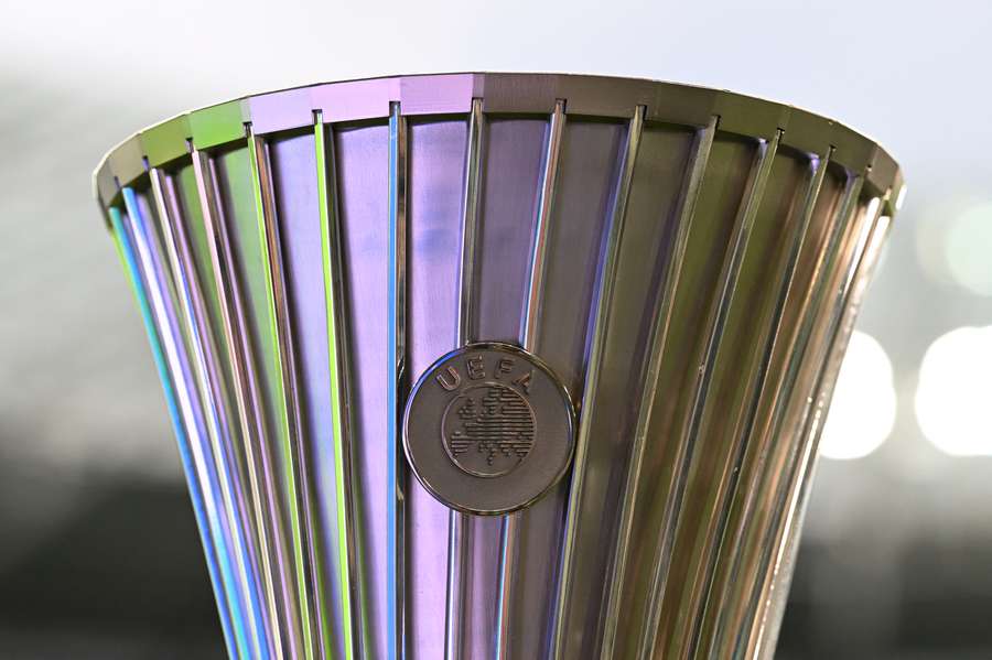 The UEFA Conference League trophy