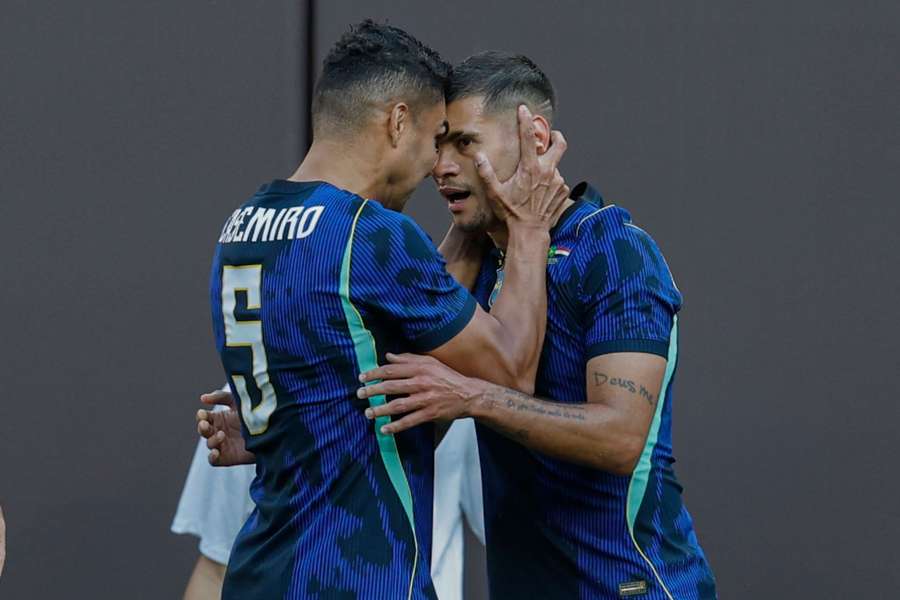 Bruno Guimarães abriu o placar em Brasil 2x1 Egito Bruno Guimarães abriu o placar em Brasil 2x1 Egito