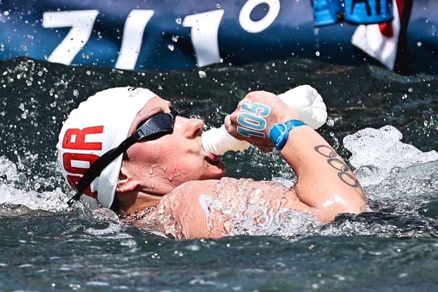 Angélica André foi 12.ª classificada na prova de 10 quilómetros da quarta etapa da Taça do Mundo de águas abertas