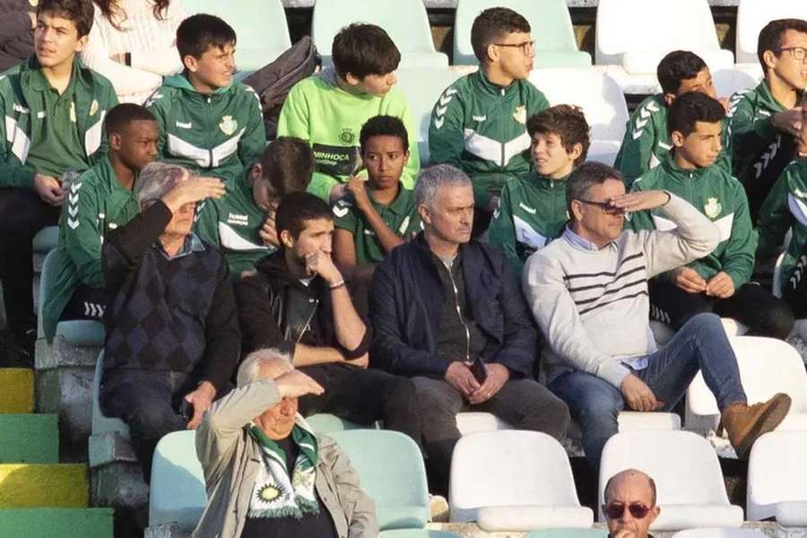 José Mourinho no Estádio do Bonfim, em foto de arquivo José Mourinho no Estádio do Bonfim, em foto de arquivo