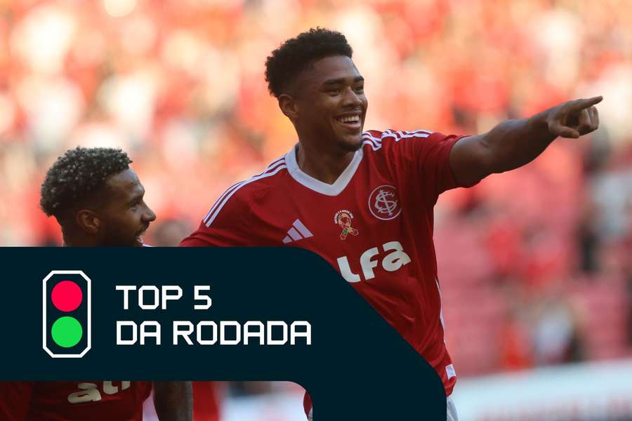 Victor Gabriel fez dois gols em Internacional 3x1 Juventude