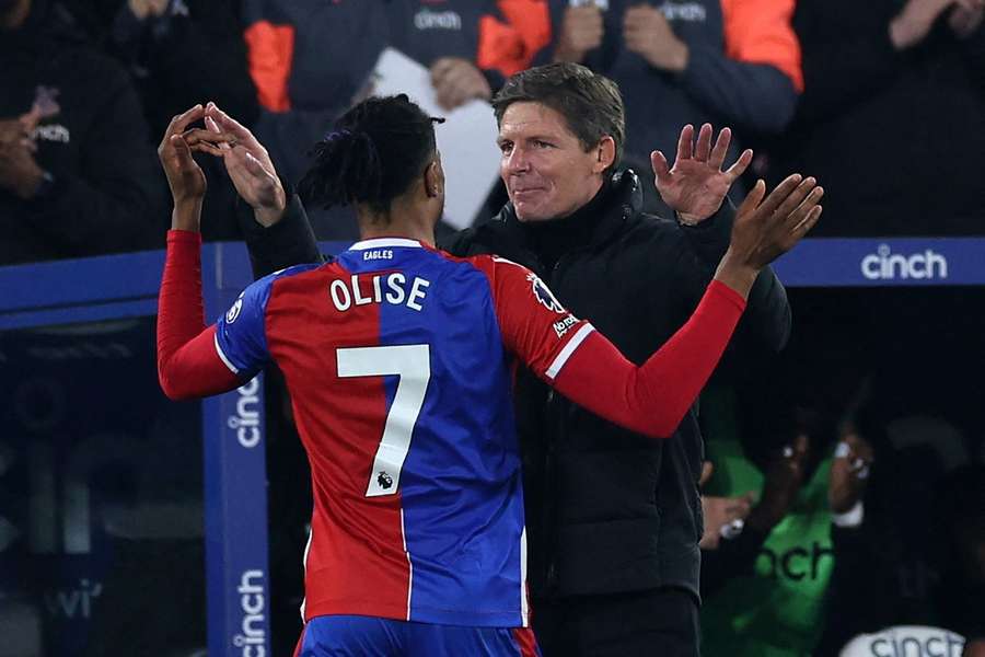 Glasner und Olise zu gemeinsamen Zeiten bei Crystal Palace