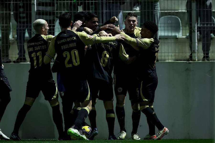 A festa dos jogadores leoninos