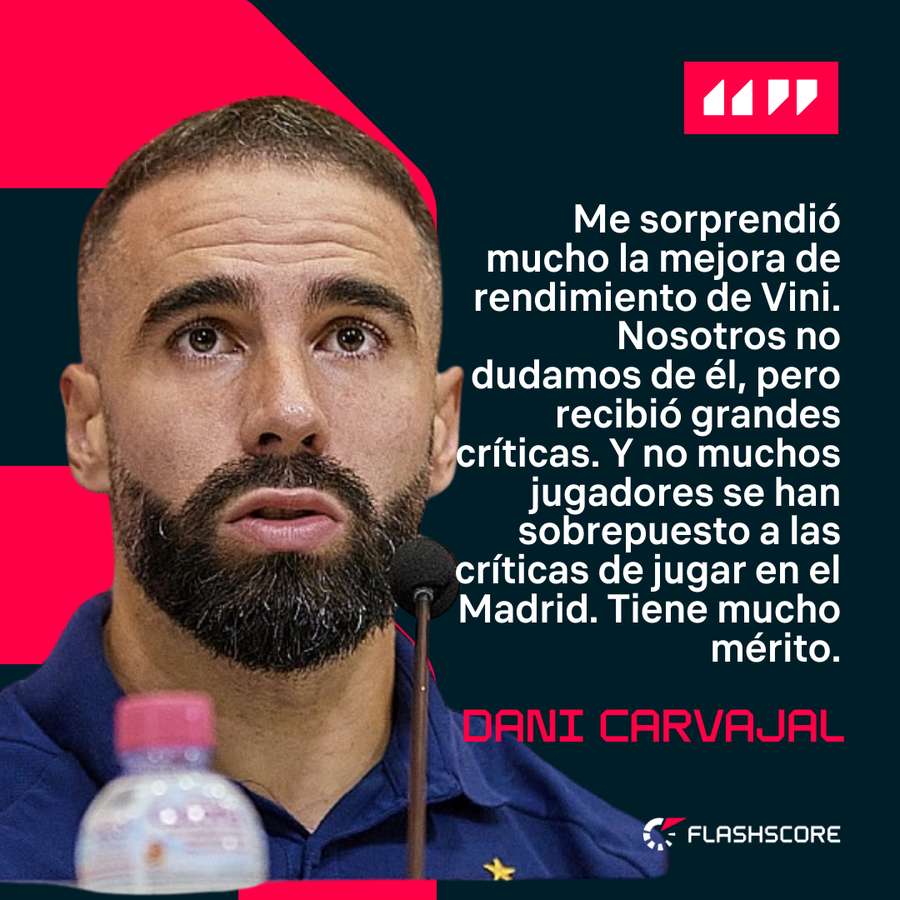 Carvajal, sobre Vinicius