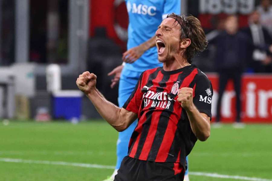 Záložník chorvatské reprezentace a AC Milán Luka Modrič Záložník chorvatské reprezentace a AC Milán Luka Modrič