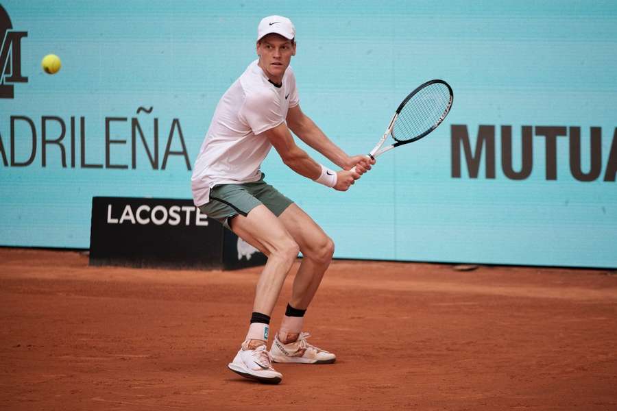 Jannik Sinner kwam voor het laatst in actie in Madrid