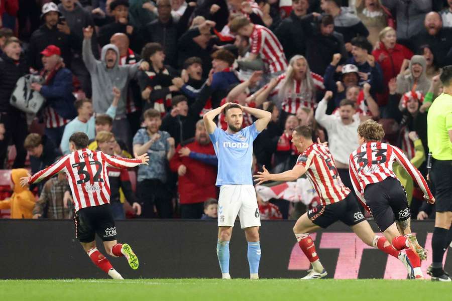 The scenes after Sunderland's match-winning goal