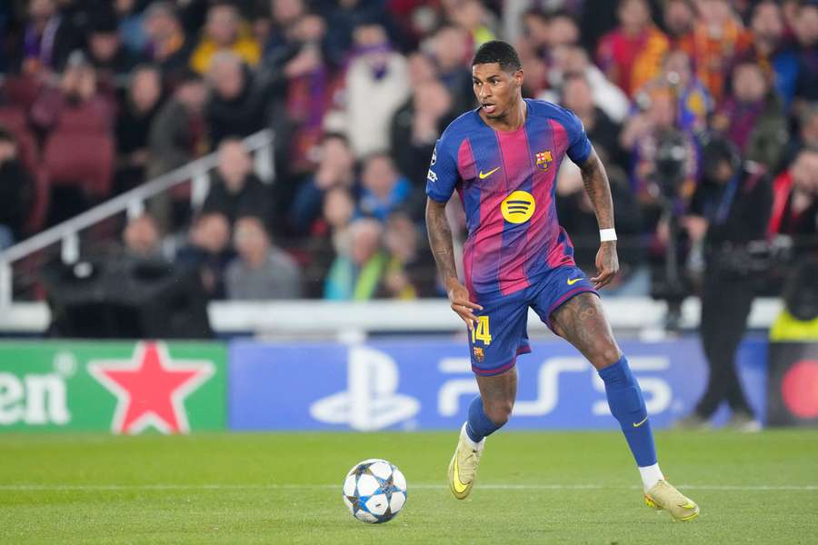 Rashford is enjoying his time with Barcelona Rashford is enjoying his time with Barcelona