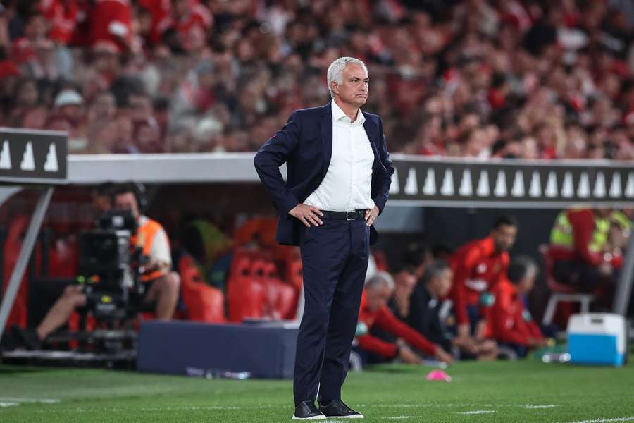 José Mourinho, treinador do Benfica