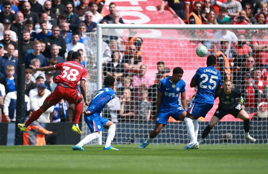 Gravenberch scores for Liverpool Gravenberch scores for Liverpool