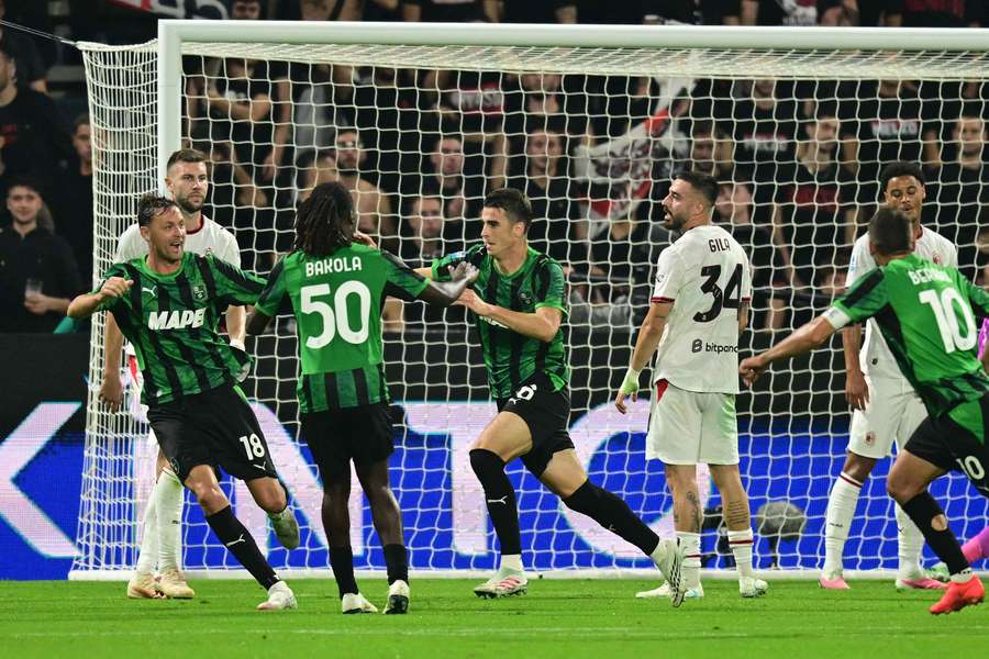 Odenthal saiu do banco para marcar o golo do Sassuolo aos 68 minutos