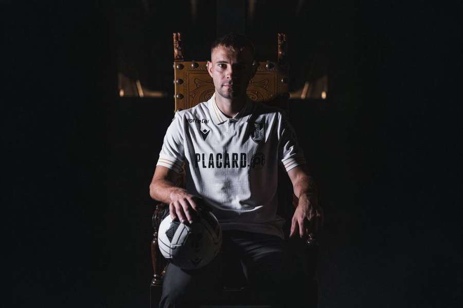 Lebedenko já com a nova camisola
