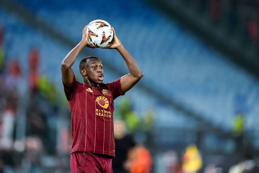 Saudi player Abdulhamid Saud in action for AS Roma