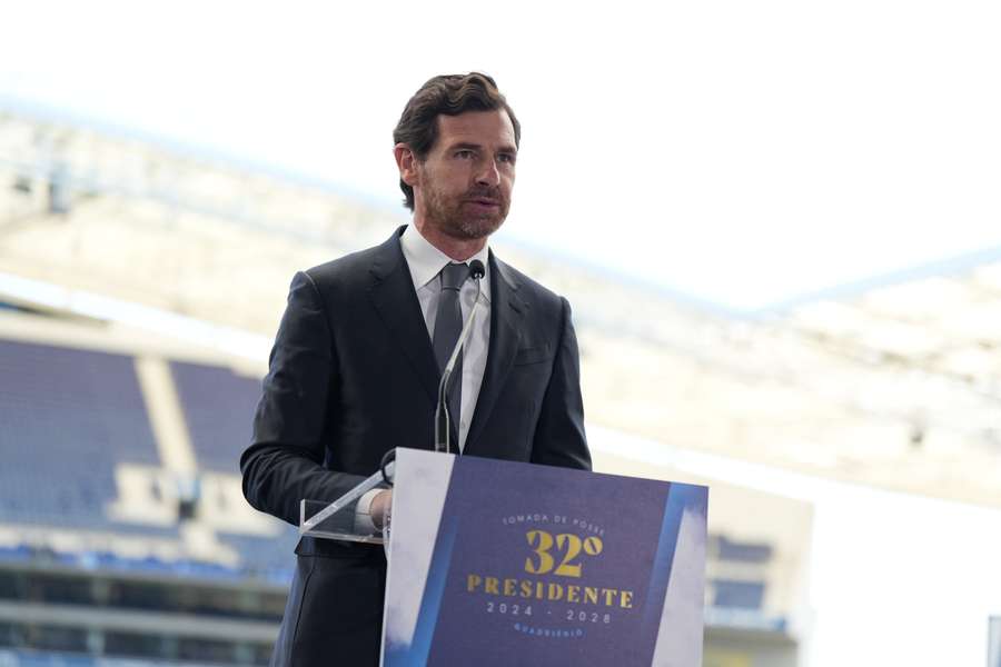 André Villas-Boas, novo presidente do FC Porto, na tomada de posse