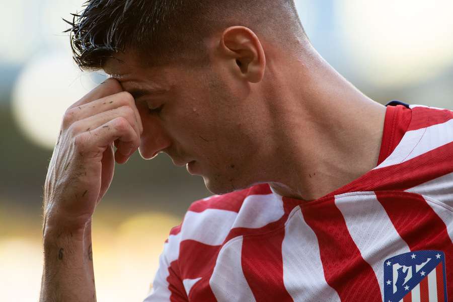 Morata, uno más en la expedición del Atlético de Madrid