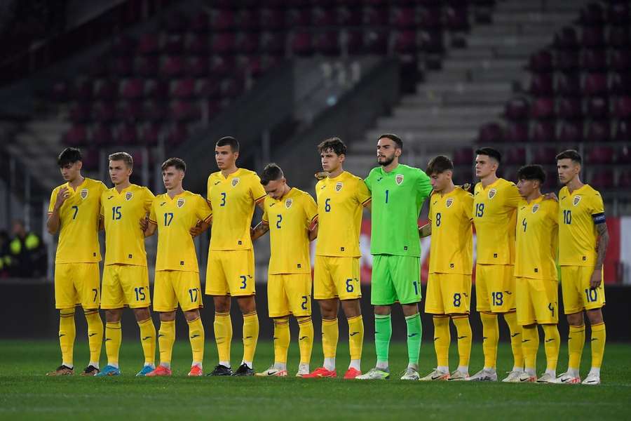 Naționala Under 21 a României în meciul cu Armenia