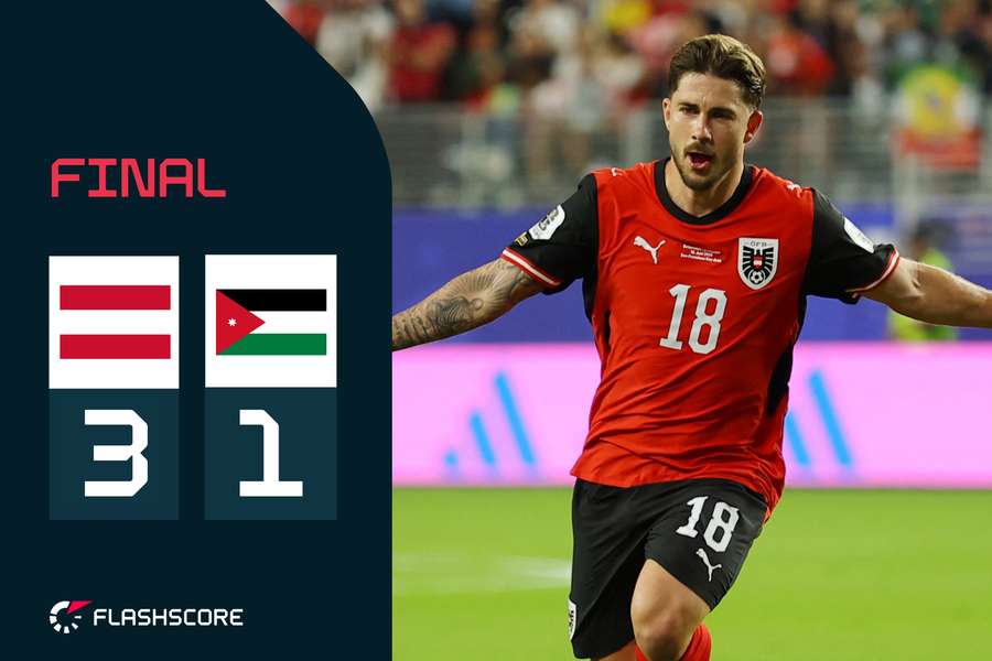 Austria vence a Jordania