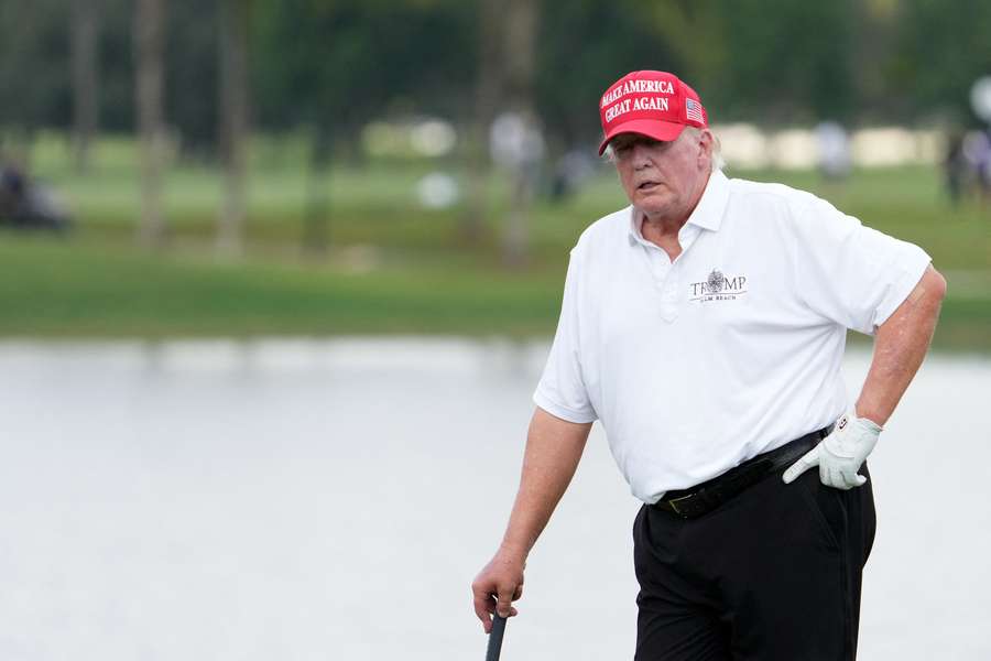 Donald Trump is hosting the final round of this year's LIV Golf finale