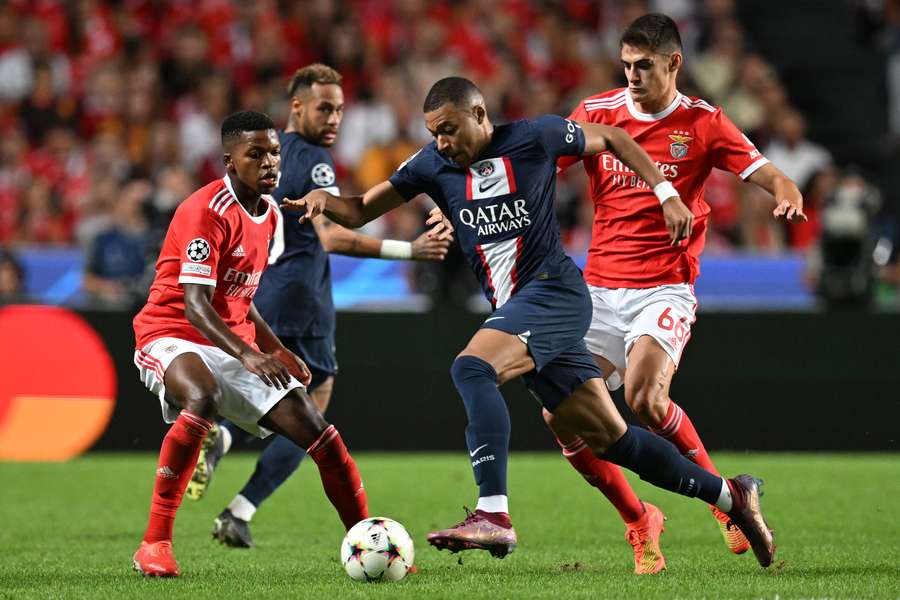 Benfica e PSG ficaram no empate em Lisboa