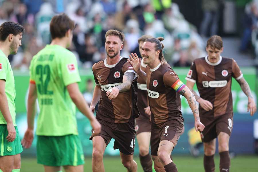 Irvine set up a very important goal in St. Pauli's 1-1 draw at Wolfsburg at the weekend.