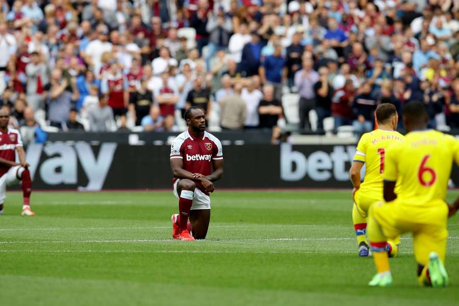 Taking the knee will still have an impact at big games, Michail Antonio thinks