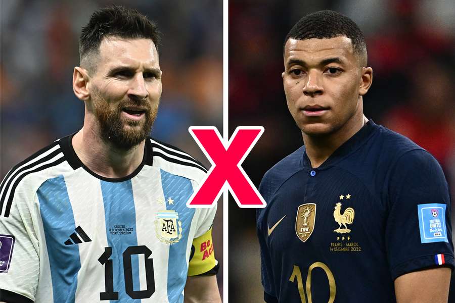 Messi x Mbappé: quem chega à final com os melhores números?