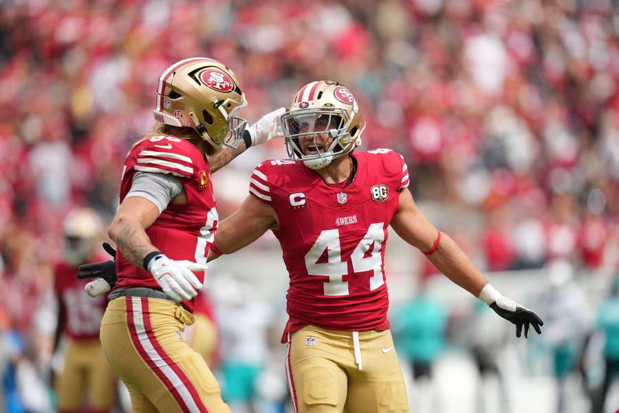 Juszczyk (r.) spielt für die 49ers Juszczyk (r.) spielt für die 49ers