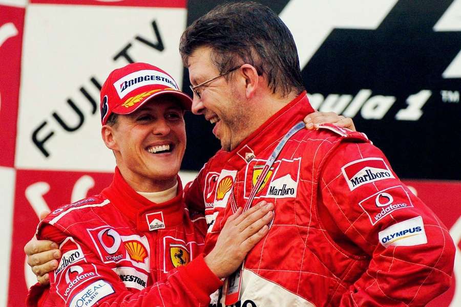 Rekordsieger von Suzuka: Michael Schumacher mit sechs Rennsiegen - hier bei seinem letzten Erfolg 2004.