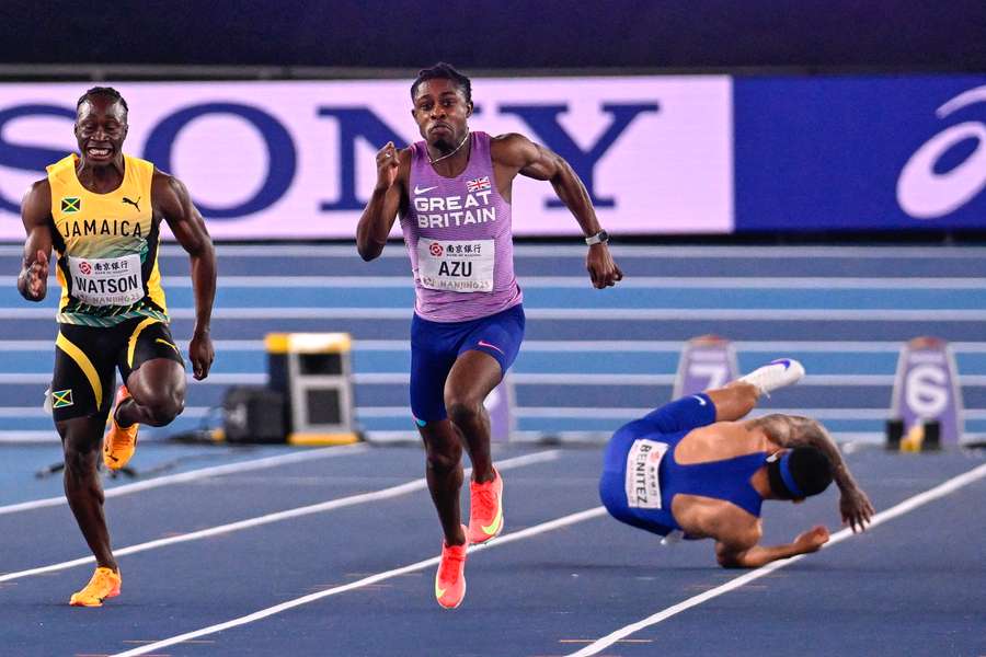 O britânico Jeremiah Azu é o novo campeão mundial dos 60 metros
