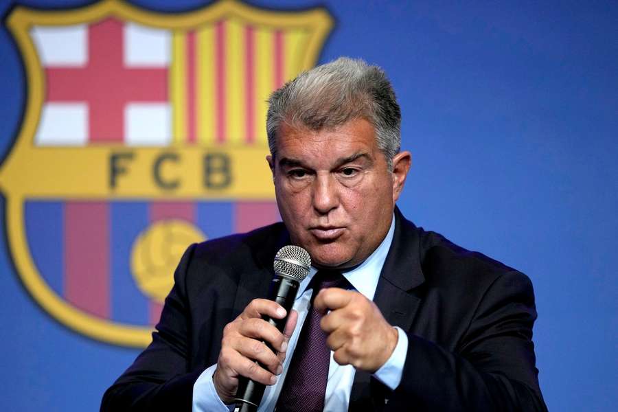 Juan Laporta, presidente do Barça, é um dos investigados Juan Laporta, presidente do Barça, é um dos investigados