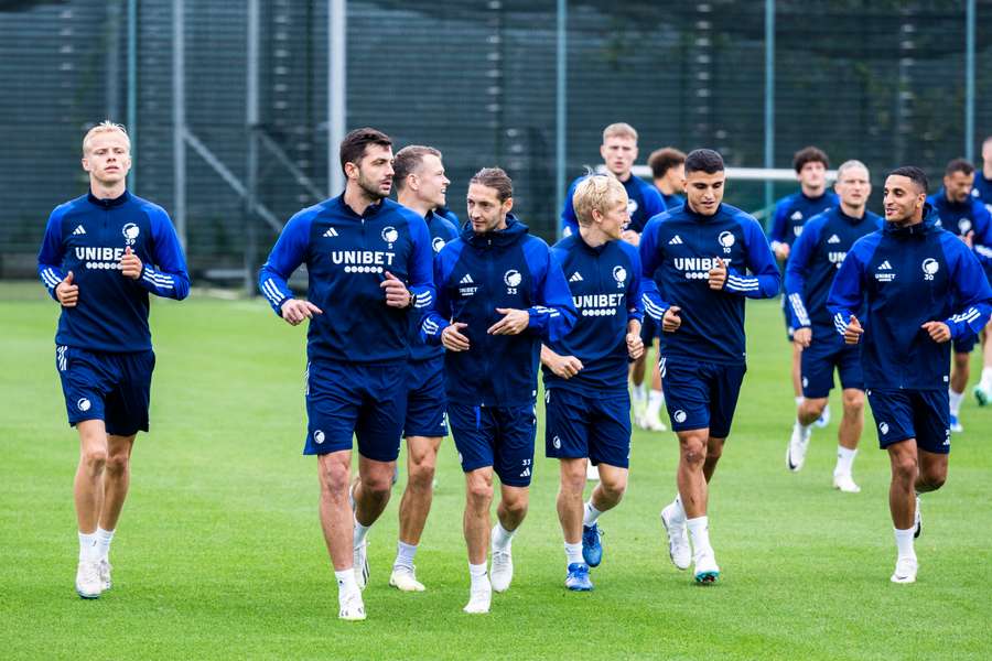 FCK træner dagen inden kampen