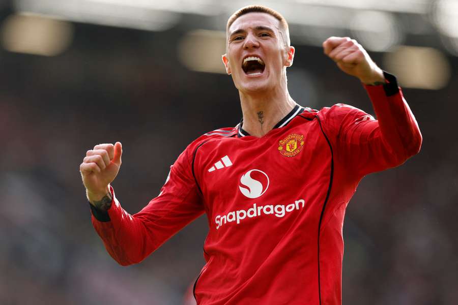 Benjamin Sesko, avançado do Manchester United