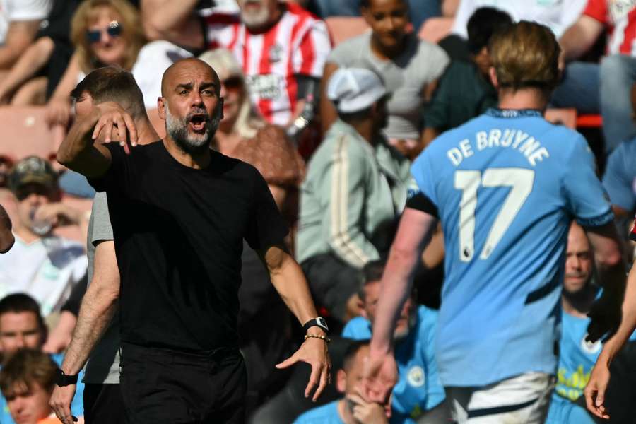 De Bruyne y Guardiola
