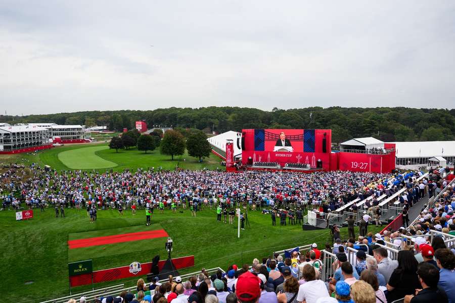 A view of the Ryder Cup opening ceremony