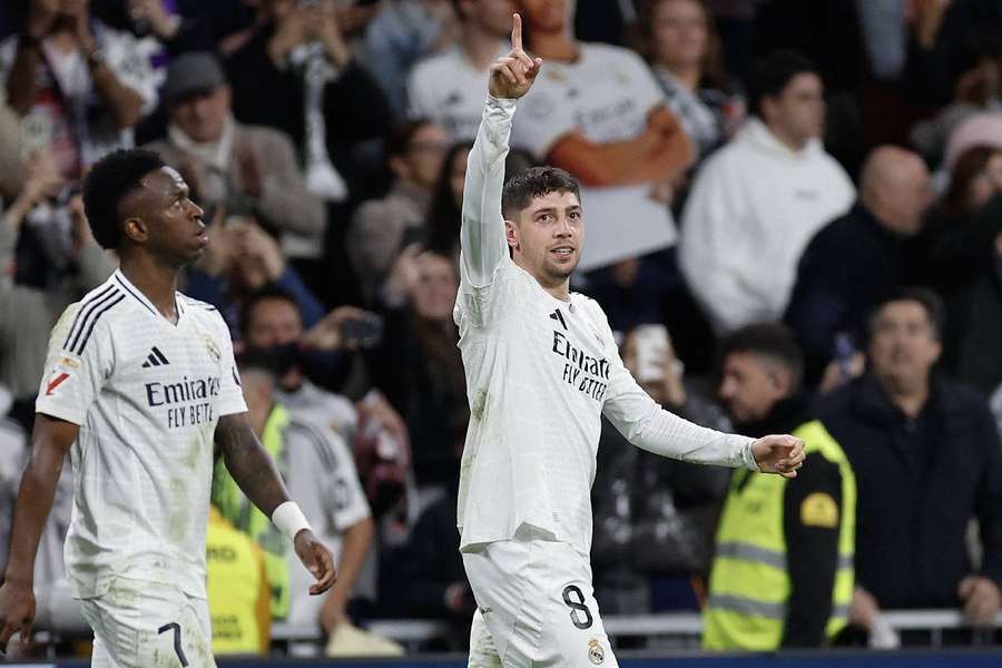 Fede Valverde a marqué le but de la victoire à la 92e minute pour le Real Madrid face à Bilbao. 